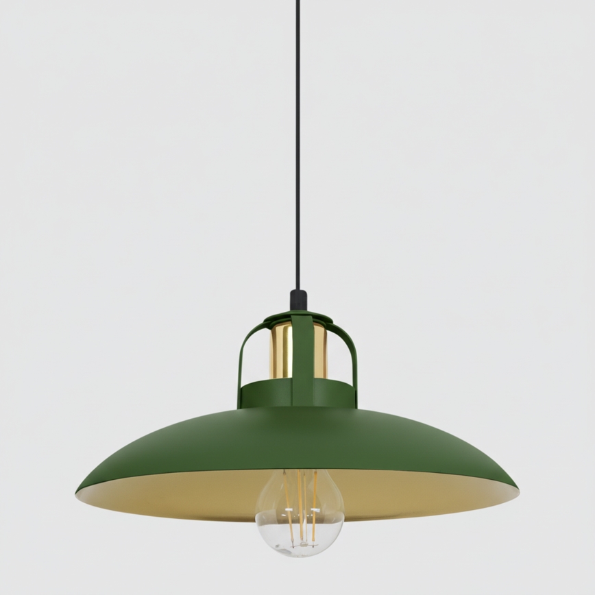 Brilagi - LED Candeeiro suspenso FLAMENGO 2xE27/60W/230V verde