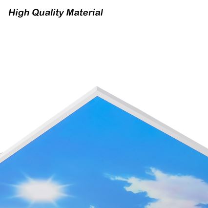 Brilagi - Luminária de teto LED dimerizável SLIMFRAME LED/80W/230V 120x60 cm 3000-6000K prateada/azul + comando remoto