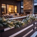 BRILAGI - LED Cordão de luzes de Natal para exterior 300xLED 7m IP44 branco quente efeito fogos de artifício