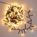 BRILAGI - LED Cordão de Luzes de Natal para Exterior 400 LEDs 13 m IP44 branco quente
