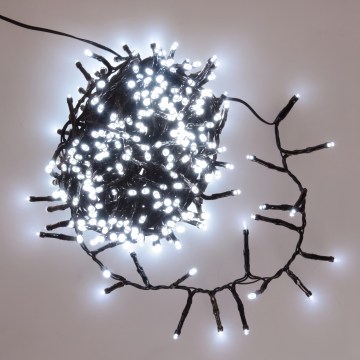 BRILAGI - LED Cordão de luzes de Natal para exterior 400xLED 13m IP44 branco frio