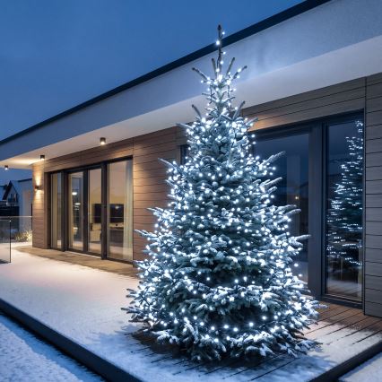 BRILAGI - LED Cordão de luzes de Natal para exterior 400xLED 13m IP44 branco frio