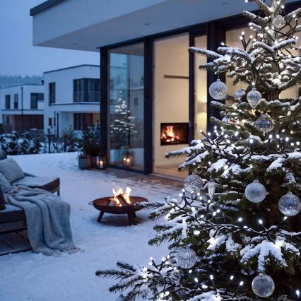 BRILAGI - LED Cordão de luzes de Natal para exterior 400xLED 13m IP44 branco frio