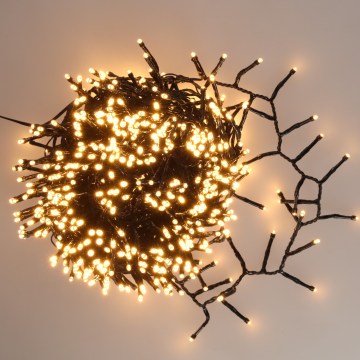 BRILAGI - LED Cordão de luzes de Natal para exterior 800xLED 21m IP44 branco quente