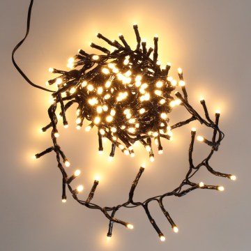 BRILAGI - LED Cordão de Natal para exterior 180xLED 8m IP44 branco quente