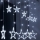 Brilagi - LED Curtina de Natal exterior 123xLED/3xAA/USB 3m IP44 branco frio