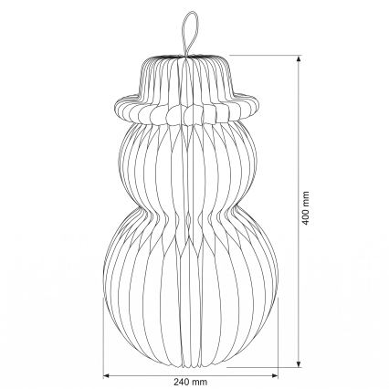 BRILAGI - LED Decoração de Natal LED/2xAA boneco de neve