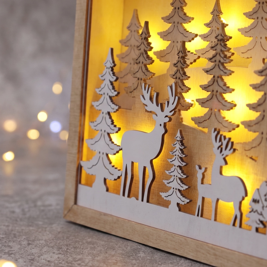 BRILAGI - LED decoração de Natal LED/2xAA