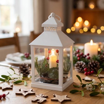 BRILAGI - LED Decoração de Natal LED/3xAAA lanterna branca