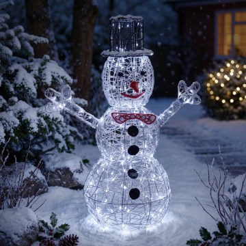 BRILAGI - LED Decoração de Natal para exterior LED/3,2W/230V IP44 91x56 cm boneco de neve