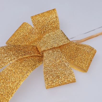 BRILAGI - LED Decoração de Natal para exterior LED/3,3W/230V IP44 laço dourado