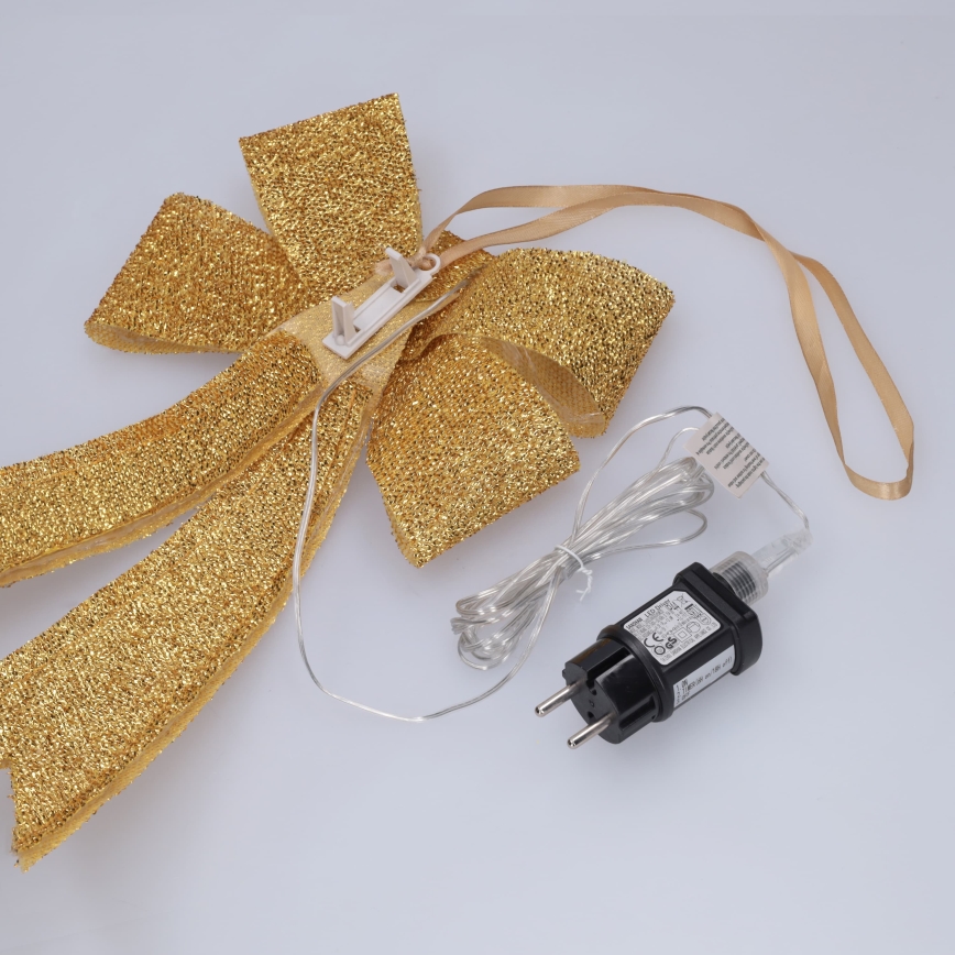 BRILAGI - LED Decoração de Natal para exterior LED/3,3W/230V IP44 laço dourado