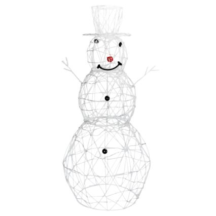 Brilagi - Decoração de Natal LED para exterior LED/3,6W/31/230V 2700K 60 cm IP44 boneco de neve