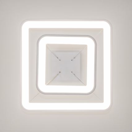 Brilagi - Lustre suspenso LED dimerizável FALCON SLIM LED/78W/230V 3000-6500K 50x50 cm branco + controlo remoto