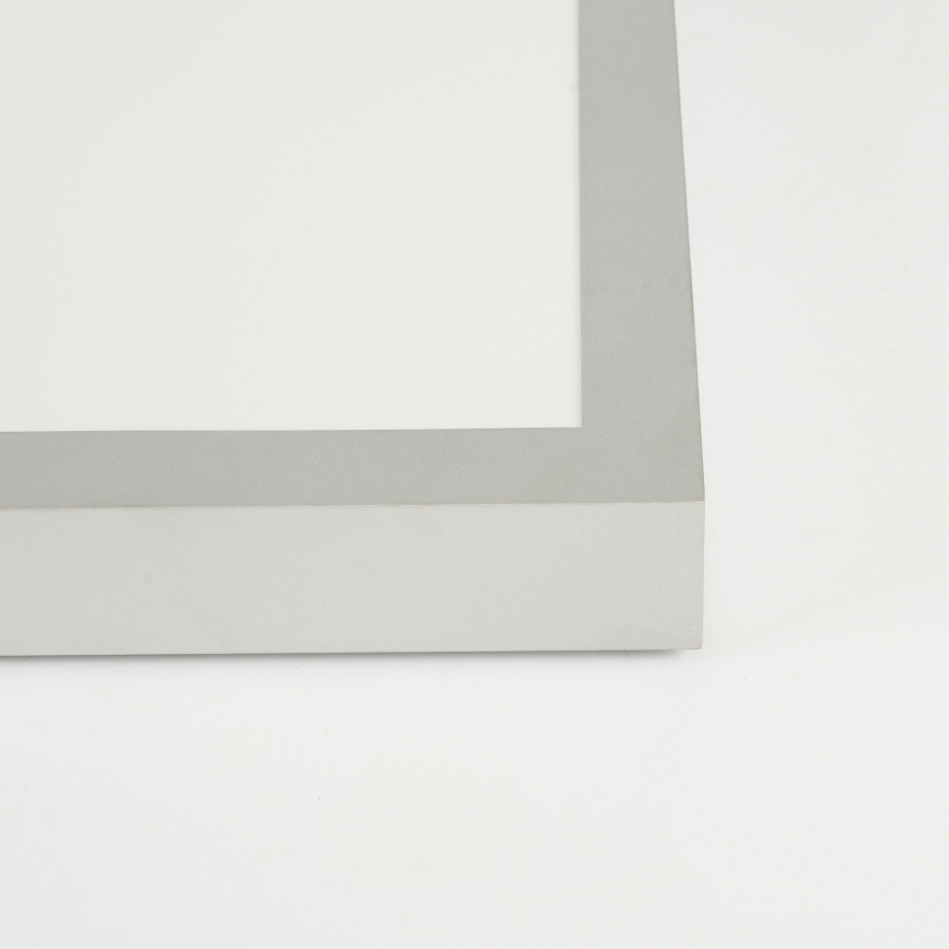 Brilagi - LED dimerizável candeeiro de teto para casa de banho FRAME SMART LED/50W/230V 120x30 cm 3000-6000K IP44 prateado + controlo remoto