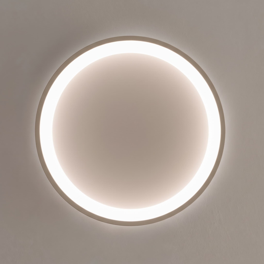 BRILAGI - Candeeiro de teto dimável FALCON SLIM LED/42W/230V 3000-6500K Ø 50 cm branco/bege + controlo remoto