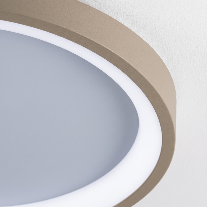 BRILAGI - Candeeiro de teto dimável FALCON SLIM LED/42W/230V 3000-6500K Ø 50 cm branco/bege + controlo remoto