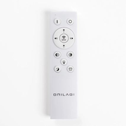 BRILAGI - Candeeiro de teto dimável FALCON SLIM LED/42W/230V 3000-6500K Ø 50 cm branco/bege + controlo remoto
