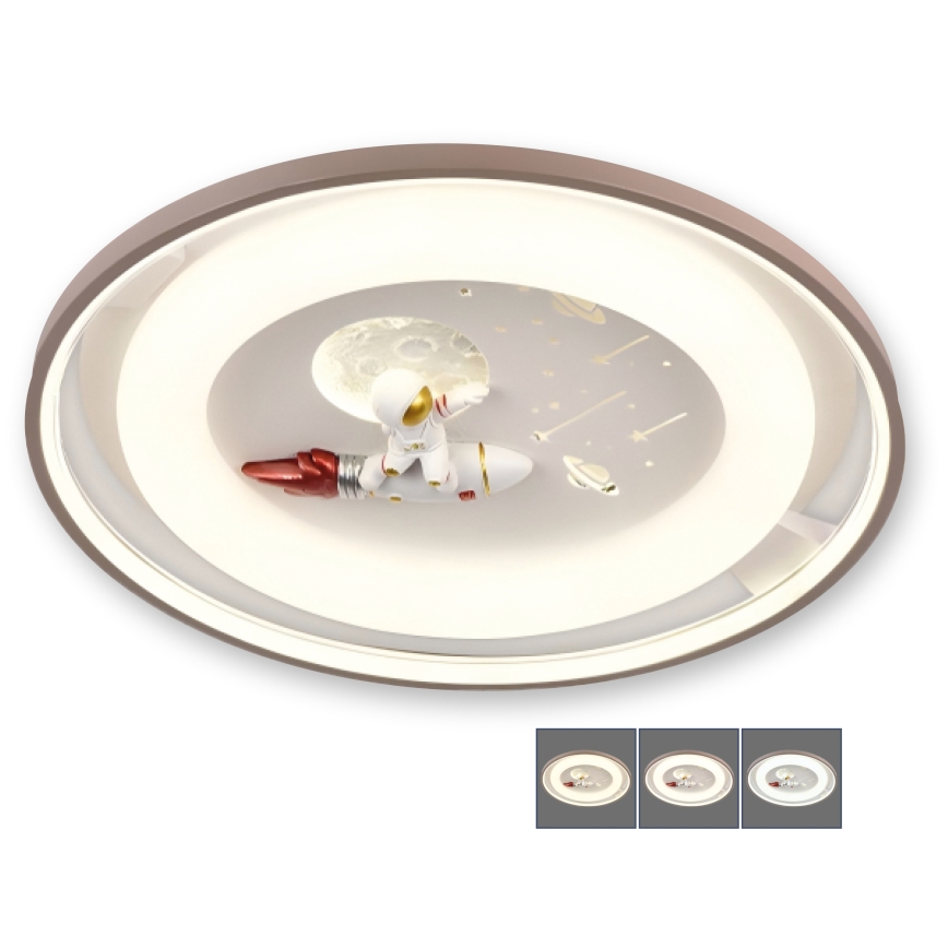 BRILAGI - Candeeiro de teto infantil LED dimerizável ASTRO LED/75W/230V 3000-6000K Ø 50 cm + controlo remoto