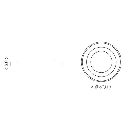 BRILAGI - Candeeiro de teto infantil LED dimerizável ASTRO LED/75W/230V 3000-6000K Ø 50 cm + controlo remoto
