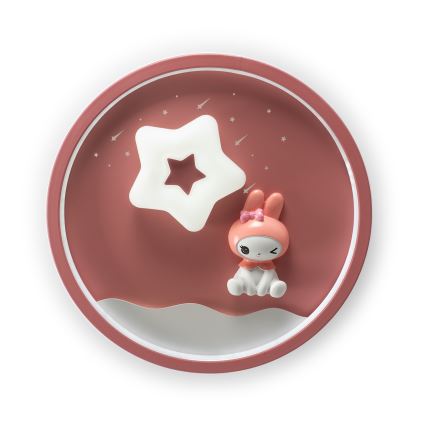 Brilagi - Candeeiro de tecto infantil LED dimerizável BUNNY LED/83W/230V 3000-6000K diâmetro 49 cm + comando remoto