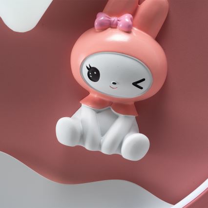 Brilagi - Candeeiro de tecto infantil LED dimerizável BUNNY LED/83W/230V 3000-6000K diâmetro 49 cm + comando remoto