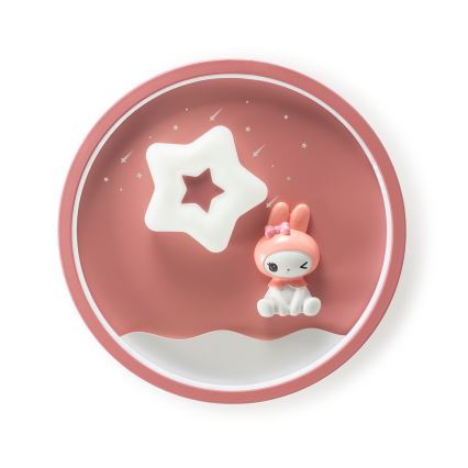 Brilagi - Candeeiro de tecto infantil LED dimerizável BUNNY LED/83W/230V 3000-6000K diâmetro 49 cm + comando remoto