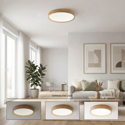 Brilagi - Candeeiro de teto LED dimerizável MANAROLA SMART STARS LED/36W/230V 3000-6000K Wi-Fi Tuya Beacon Ø 51 cm + controlo remoto