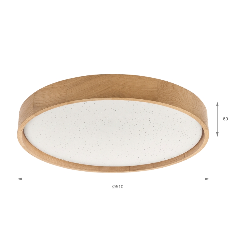 Brilagi - Candeeiro de teto LED dimerizável MANAROLA SMART STARS LED/36W/230V 3000-6000K Wi-Fi Tuya Beacon Ø 51 cm + controlo remoto