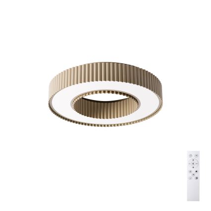 Brilagi - Candeeiro de Tecto LED Dimerizável LUMIX LED/48W/230V 3000-6000K bege, diâmetro 50 cm + comando remoto