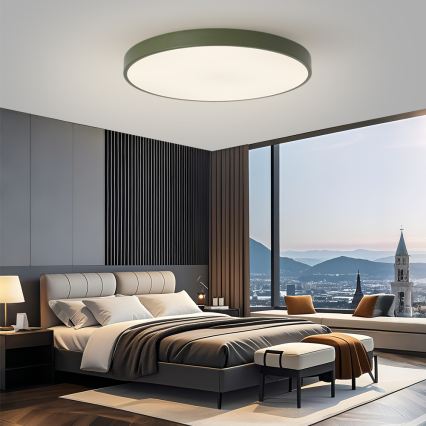 Brilagi - Luminária LED regulável POOL SMART LED/128W/230V Ø 100 cm Wi-Fi Tuya + controlo remoto, verde