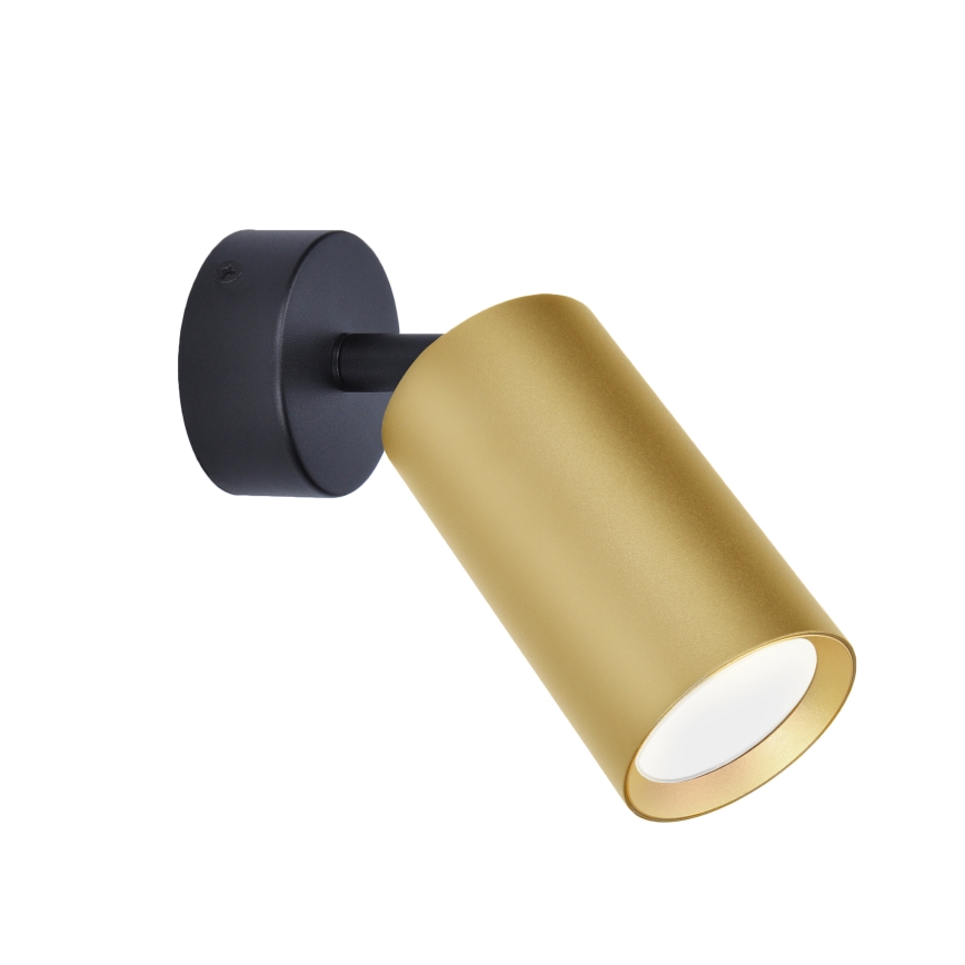 Brilagi - Spot LED RGBW regulável SELE GOLDEN 1xGU10/4,8W/230V 3000K preto/dourado + controlo remoto