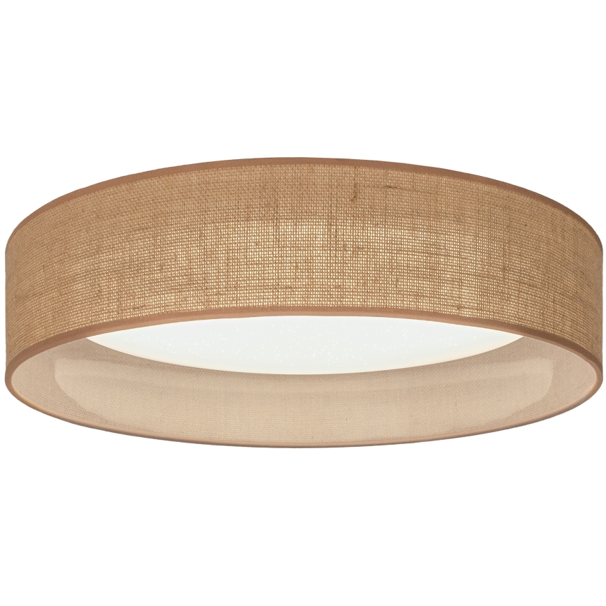 Brilagi - Candeeiro de tecto LED dimerizável VELVET SMARTIX STARS LED/24W/230V 3000-6000K Ø 45 cm bege Wi-Fi Tuya Beacon + controlo remoto
