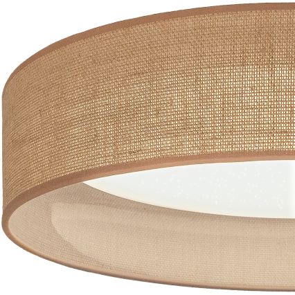 Brilagi - Candeeiro de tecto LED dimerizável VELVET SMARTIX STARS LED/24W/230V 3000-6000K Ø 45 cm bege Wi-Fi Tuya Beacon + controlo remoto