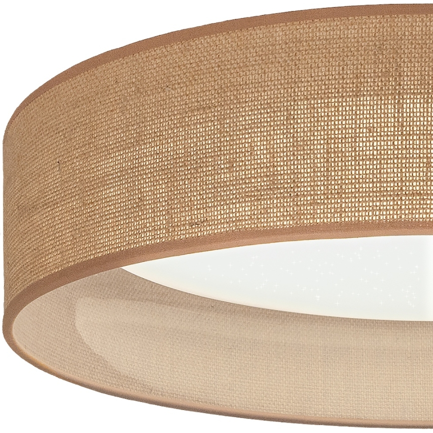 Brilagi - Candeeiro de tecto LED dimerizável VELVET SMARTIX STARS LED/24W/230V 3000-6000K Ø 45 cm bege Wi-Fi Tuya Beacon + controlo remoto