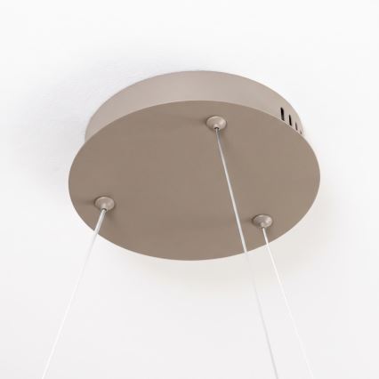 BRILAGI - Lustre LED dimerizável suspenso por cabo FALCON SLIM LED/42W/230V 3000-6500K Ø 50 cm bege + controlo remoto