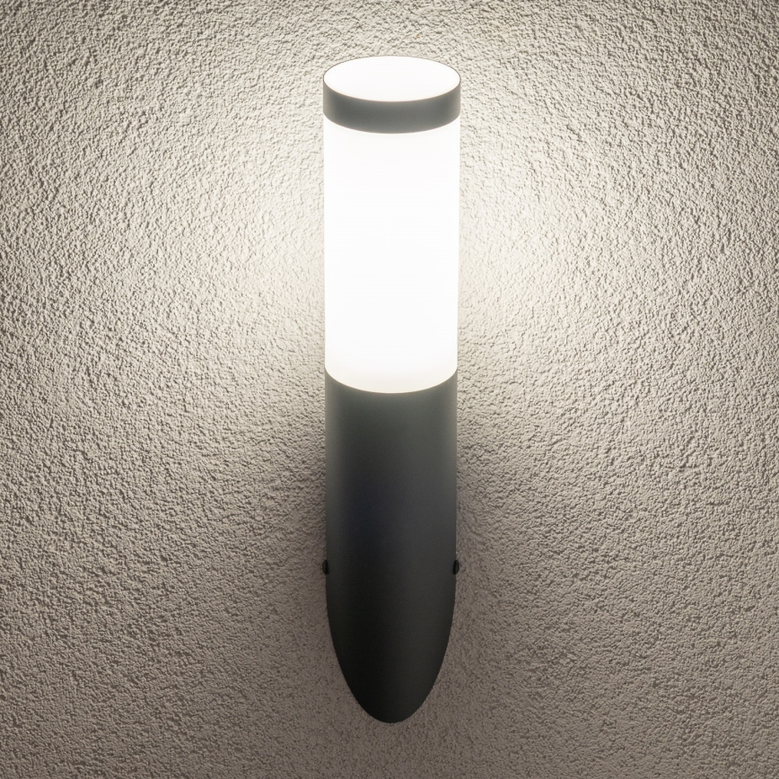 BRILAGI - Aplique de parede exterior LED regulável ELIA 1xE27/6W/230V 2700-6500K IP44 Wi-Fi antracite