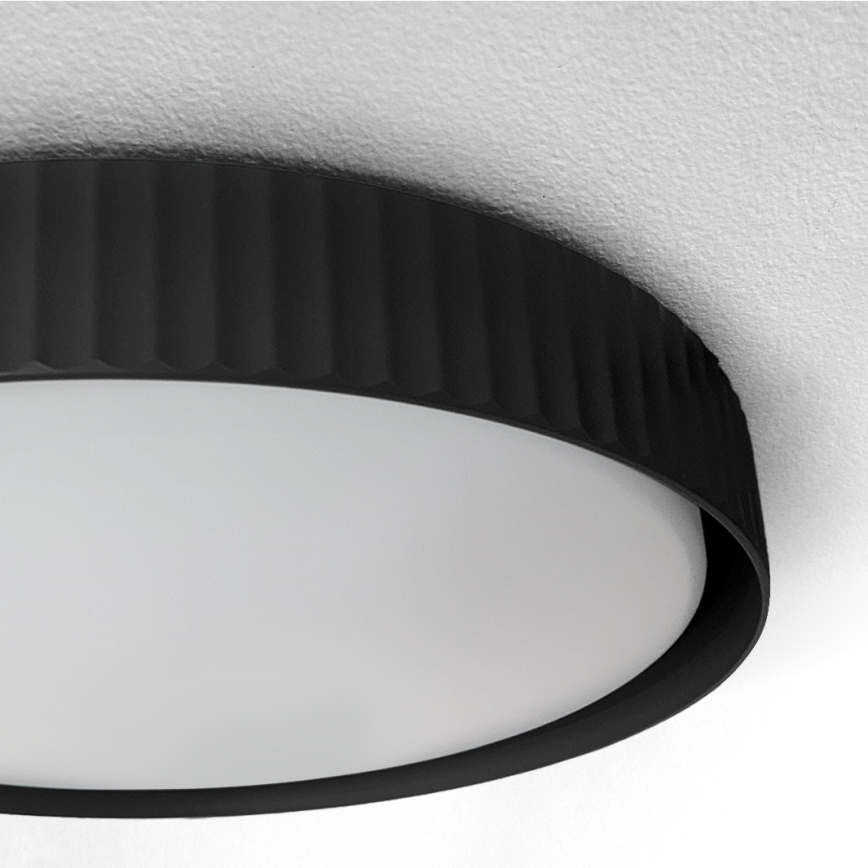 Brilagi - Plafon LED regulável LUCIA LED/60W/230V 3000-6500K Ø 59 cm preto + controlo remoto