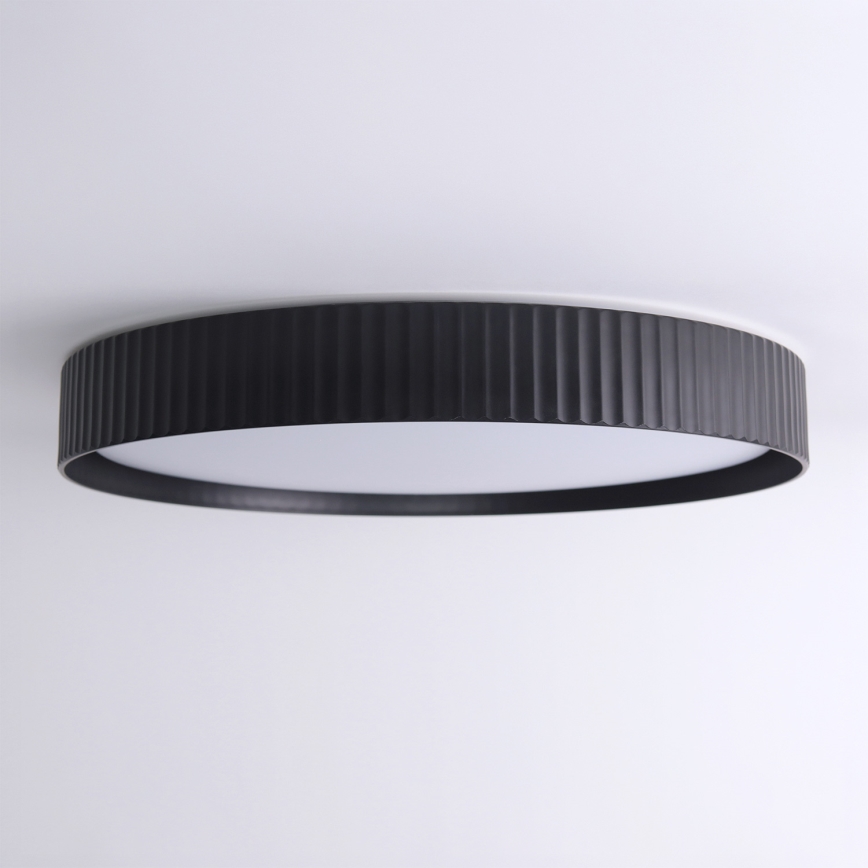 Brilagi - Plafon LED regulável LUCIA LED/60W/230V 3000-6500K Ø 59 cm preto + controlo remoto