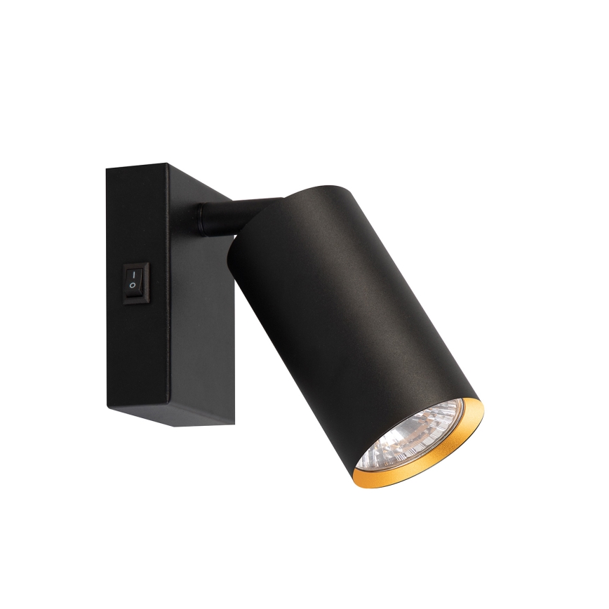 Brilagi - Spot de parede LED RGBW dimerizável SELE 1xGU10/6W/230V 3000K preto/dourado