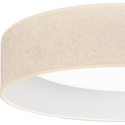 Brilagi - Luminária de teto LED dimerizável VELVET SMARTIX LED/24W/230V 3000-6000K Ø 45 cm creme Wi-Fi Tuya Beacon + controlo remoto
