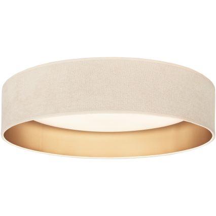 Brilagi - Candeeiro de teto LED regulável VELVET SMARTIX LED/36W/230V 3000–6000K Ø 55 cm creme/dourado Wi-Fi Tuya Beacon + comando remoto