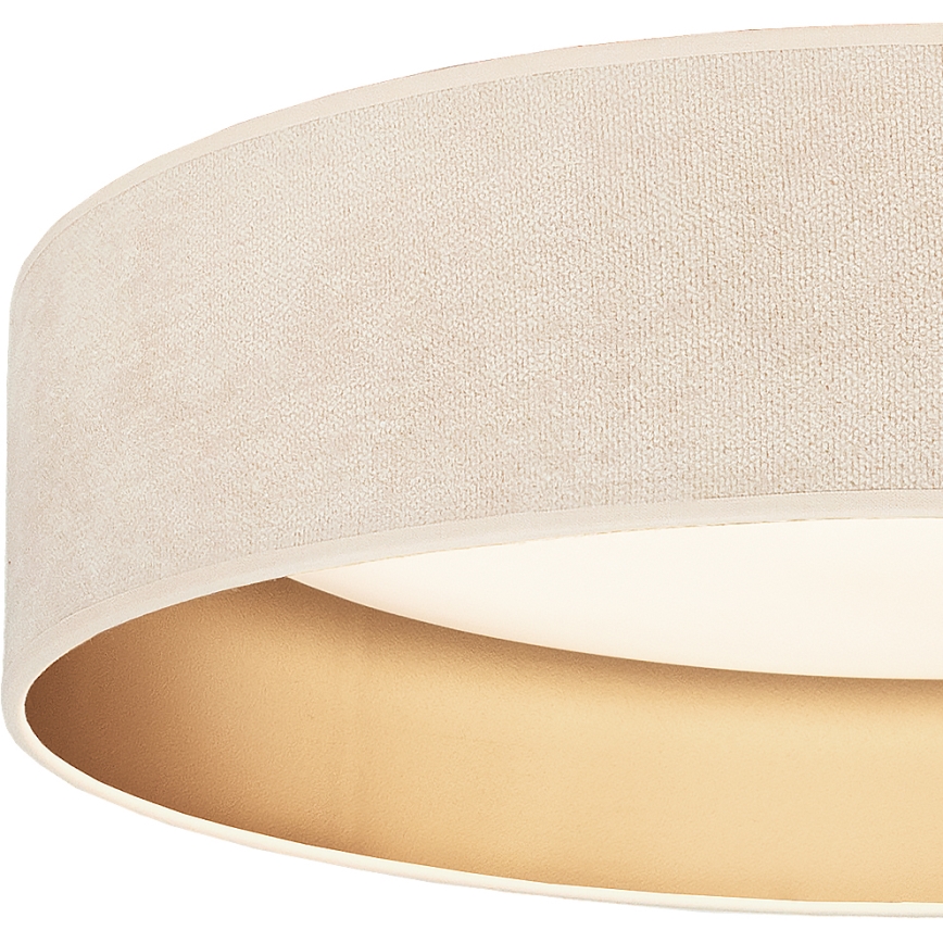 Brilagi - Candeeiro de teto LED regulável VELVET SMARTIX LED/36W/230V 3000–6000K Ø 55 cm creme/dourado Wi-Fi Tuya Beacon + comando remoto