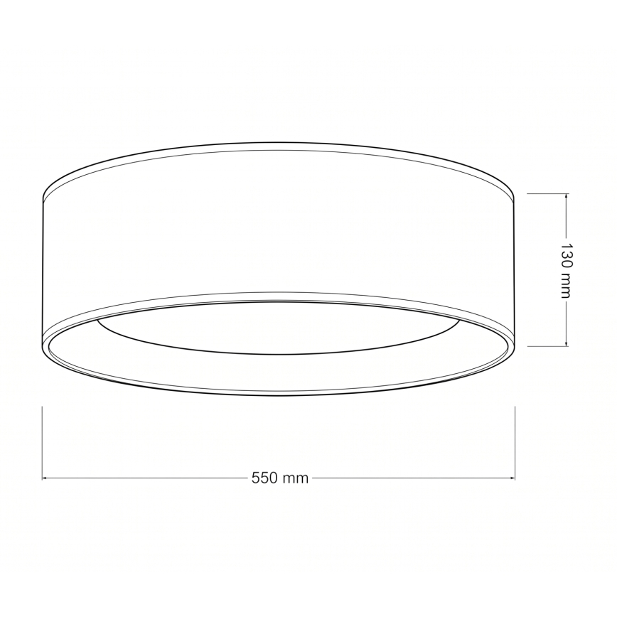 Brilagi - Luminária de teto LED dimerizável VELVET SMART VARI LED/36W/230V 3000-6500K Ø 55 cm vinho/dourado + comando remoto