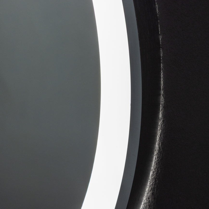 Brilagi - Espelho de casa de banho aquecido com LED dimável e iluminação integrada ALU PRO LED/18W/230V Ø 60 cm 3000/4000/6500K IP44 cromo mate IRC 90