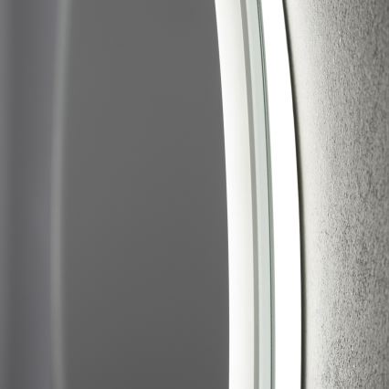 Brilagi - Espelho aquecido LED para casa de banho AVA ECO LED/11,5W/230V Ø 60 cm IP44 CRI 90 dimerizável + CCT