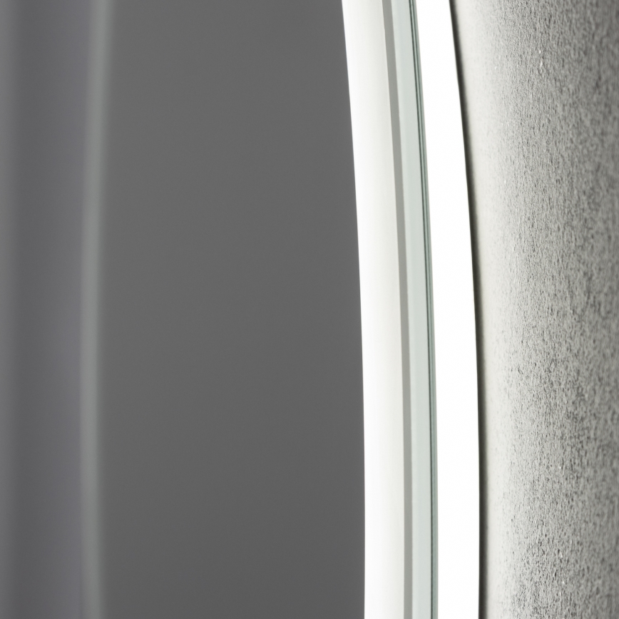 Brilagi - Espelho aquecido LED para casa de banho AVA ECO LED/11,5W/230V Ø 60 cm IP44 CRI 90 dimerizável + CCT