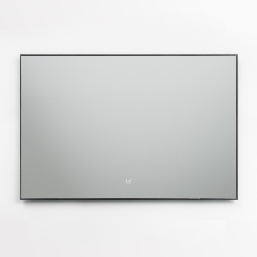 Brilagi - Espelho LED de casa de banho SUELLO LED/30W/230V 60x90 cm preto IP44 IRC 90 dimerizável + CCT