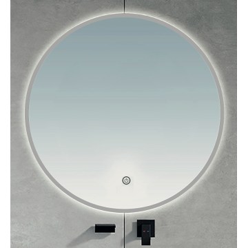BRILAGI - LED Espelho de casa de banho VENA SILVER LED/26W/230V Ø 80 cm IP44 IRC 90 dimerizável + CCT