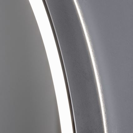 Brilagi - Espelho de casa de banho aquecido com LED regulável e retroiluminação ALU PRO LED/18W/230V Ø 60 cm 3000/4000/6500K IP44 cromado brilhante IRC 90